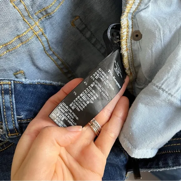 The Kooples Willy Destroy Boyfriend Jeans in Blu88