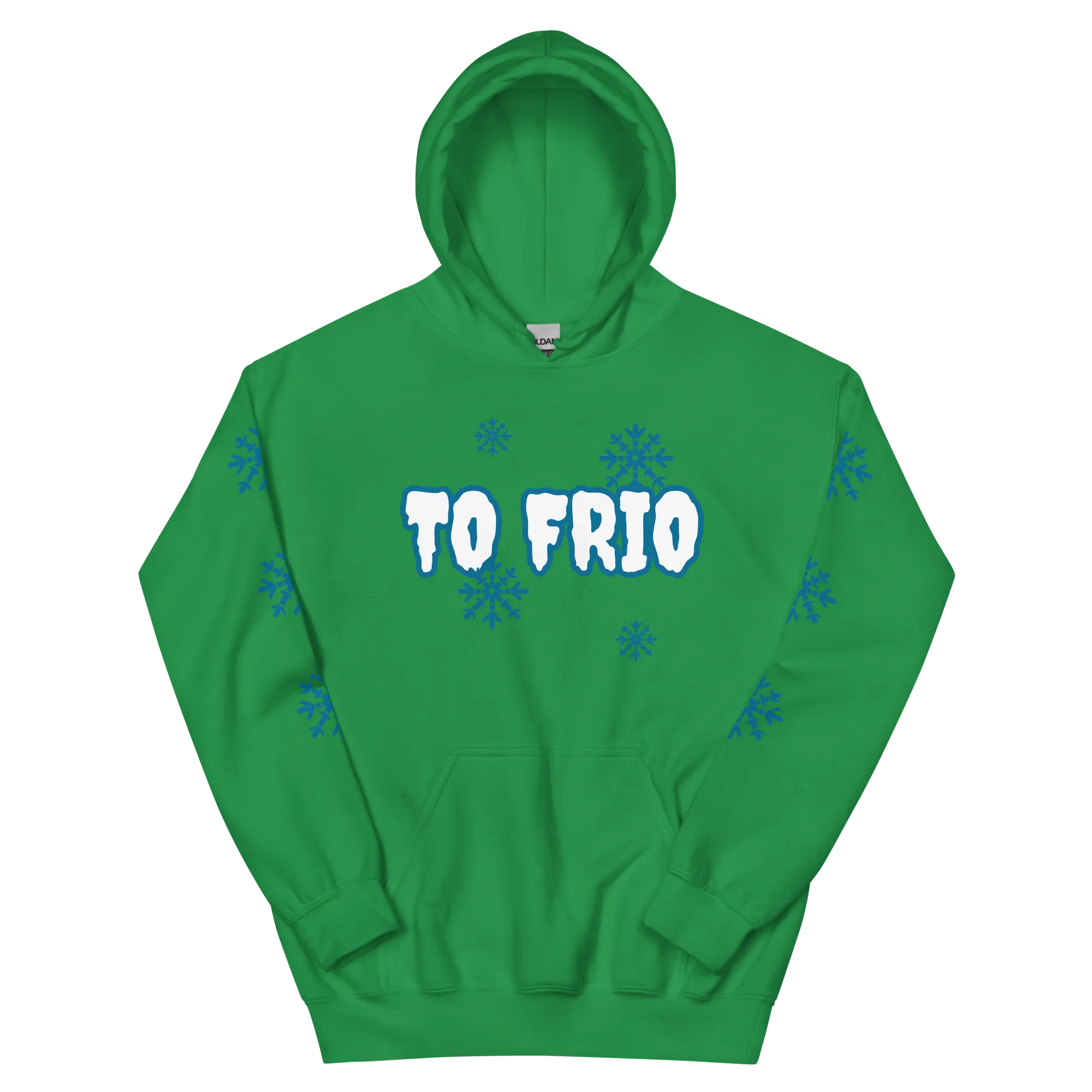 To Frio Snowflake Sleeve Dominican Unisex Hoodie