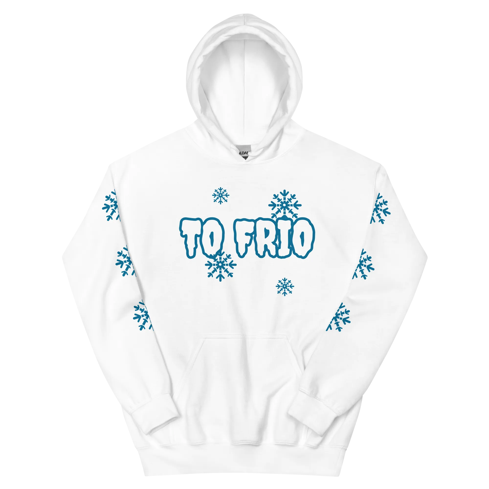 To Frio Snowflake Sleeve Dominican Unisex Hoodie
