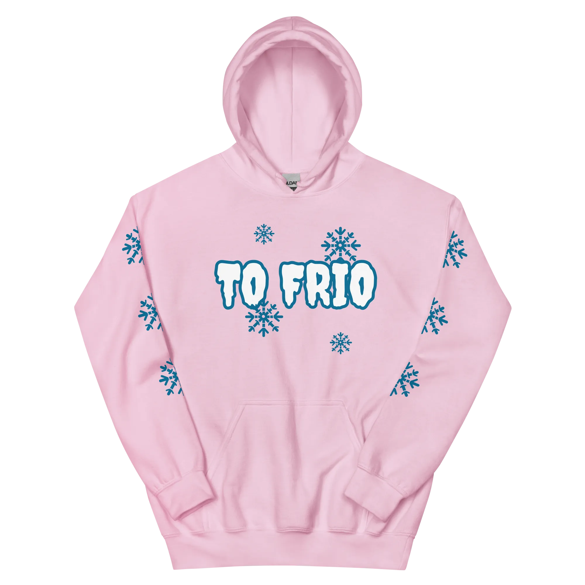 To Frio Snowflake Sleeve Dominican Unisex Hoodie