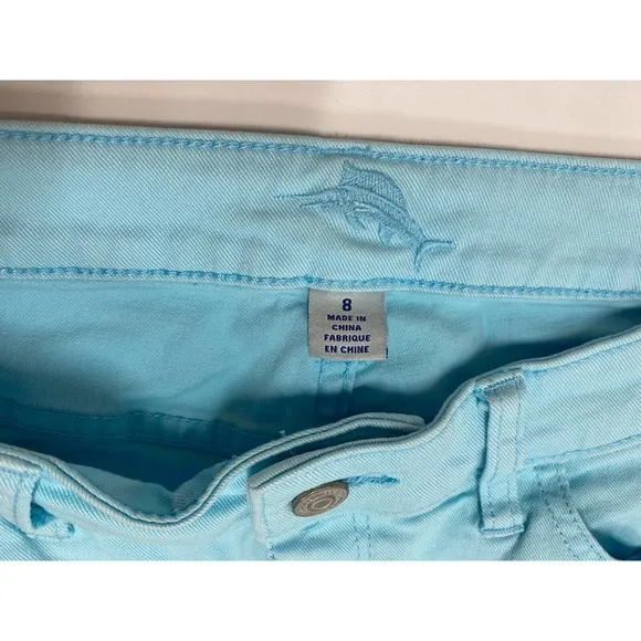 TOMMY BAHAMA WOMANS Medium RISE ANKLE JEANS SIZE 8