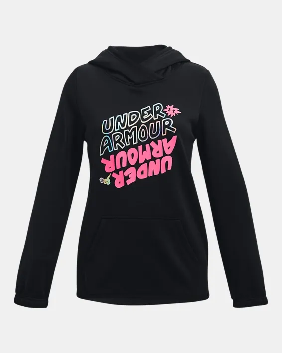 Under Armour Girls' Armour Fleece® Wordmark Hoodie