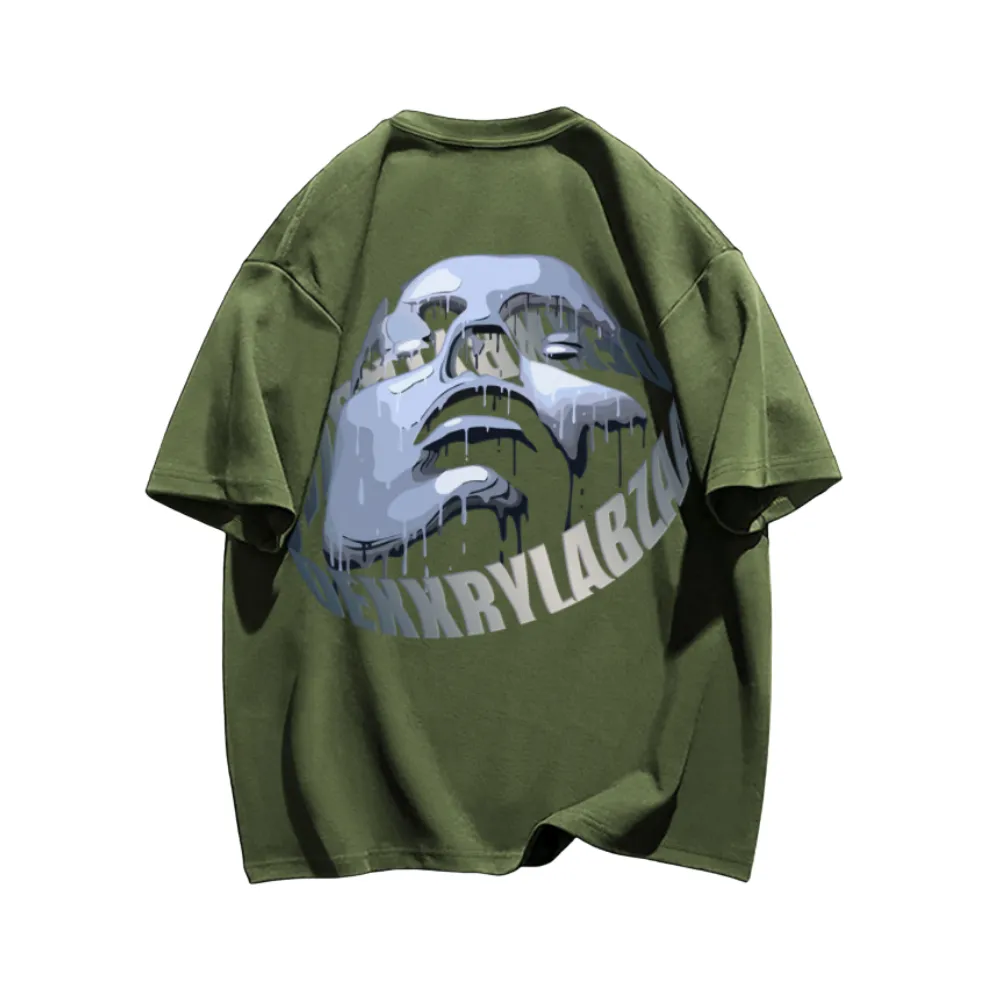 Urban Alien Portrait Graphic T-shirt