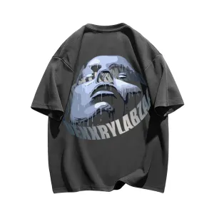 Urban Alien Portrait Graphic T-shirt