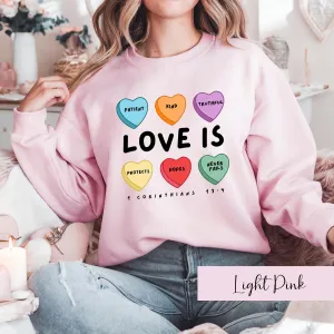 Valentine’s Candy Heart Sweatshirt