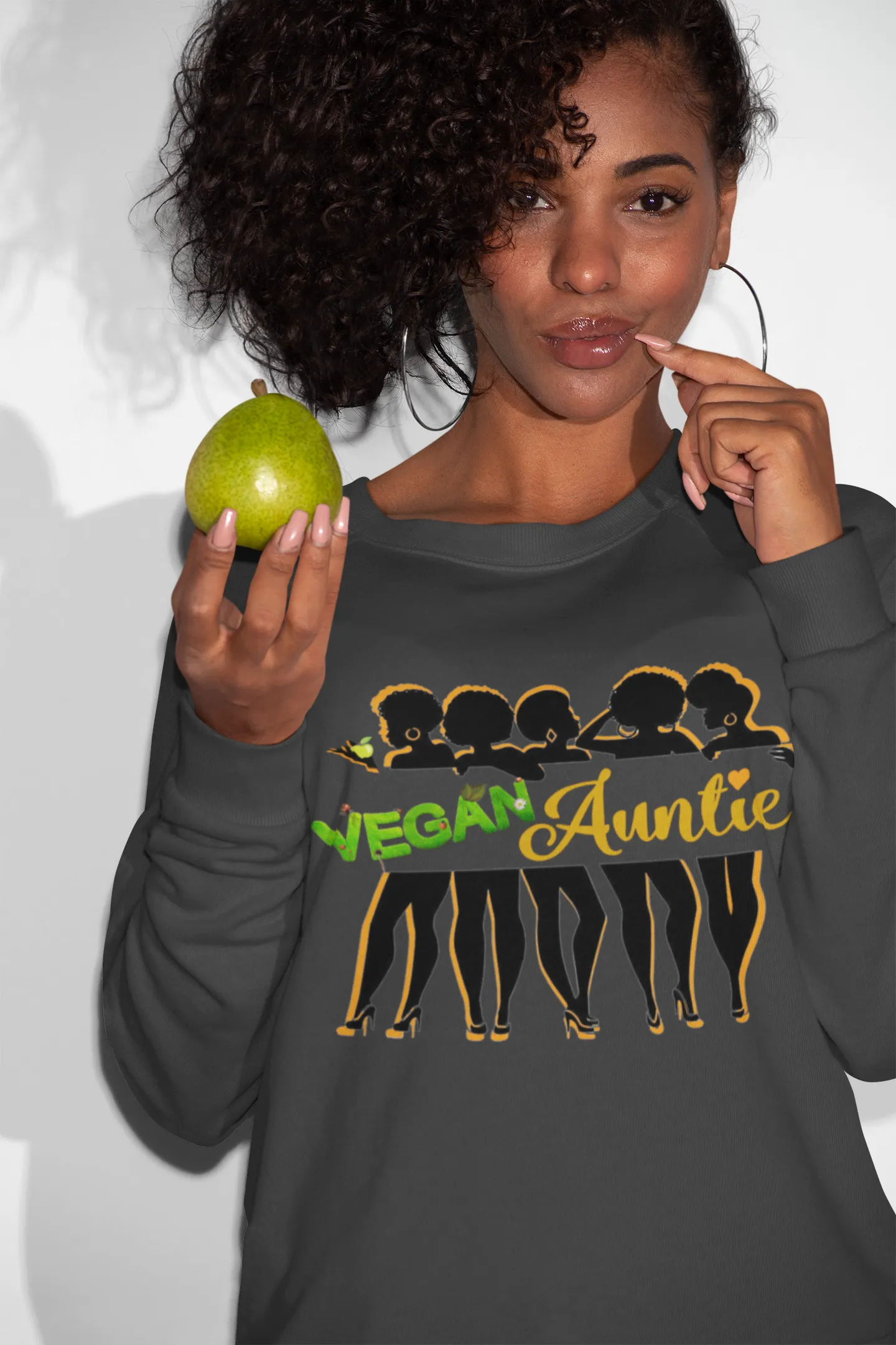 Vegan Auntie Sweatshirt (white)