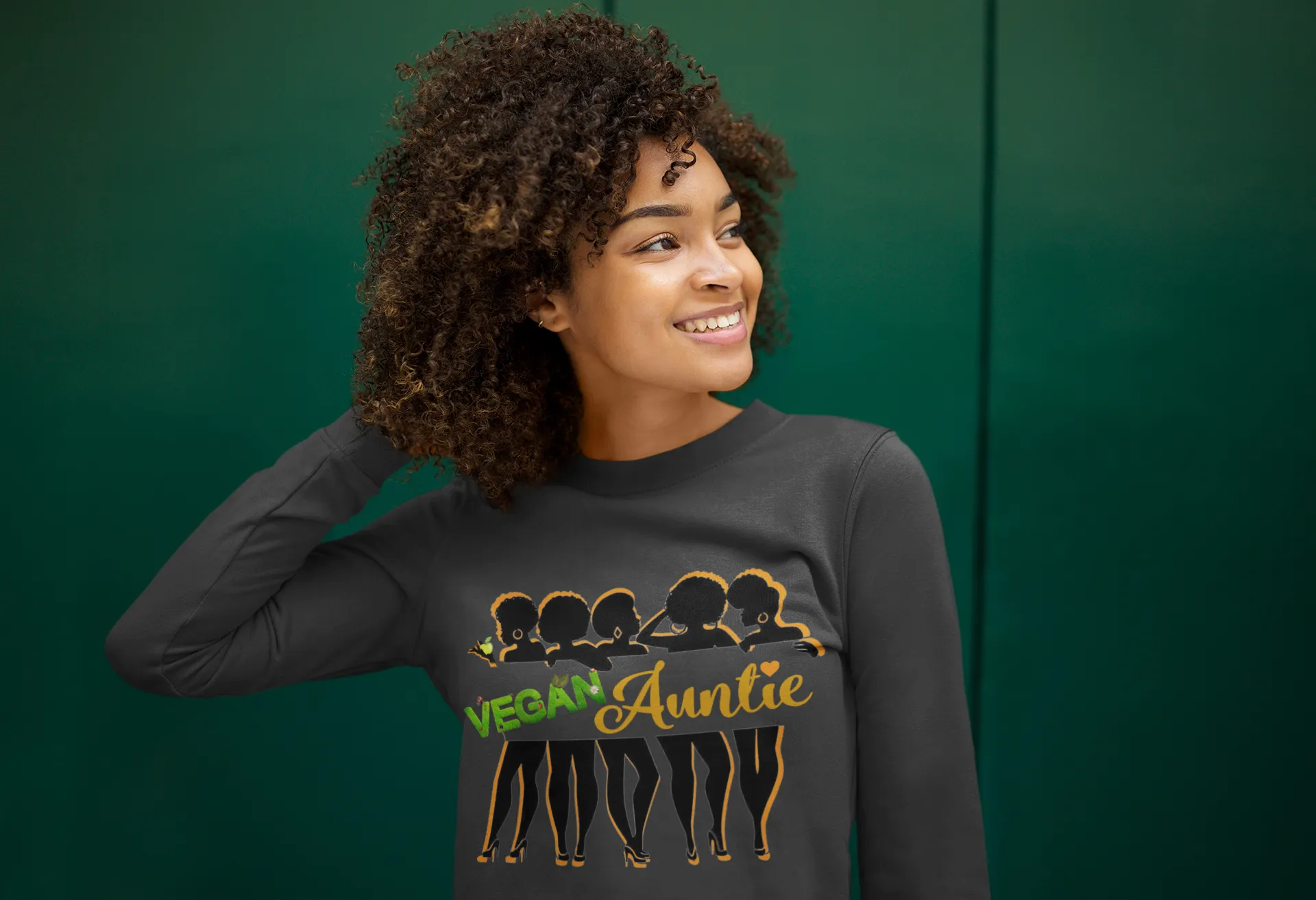 Vegan Auntie Sweatshirt (white)