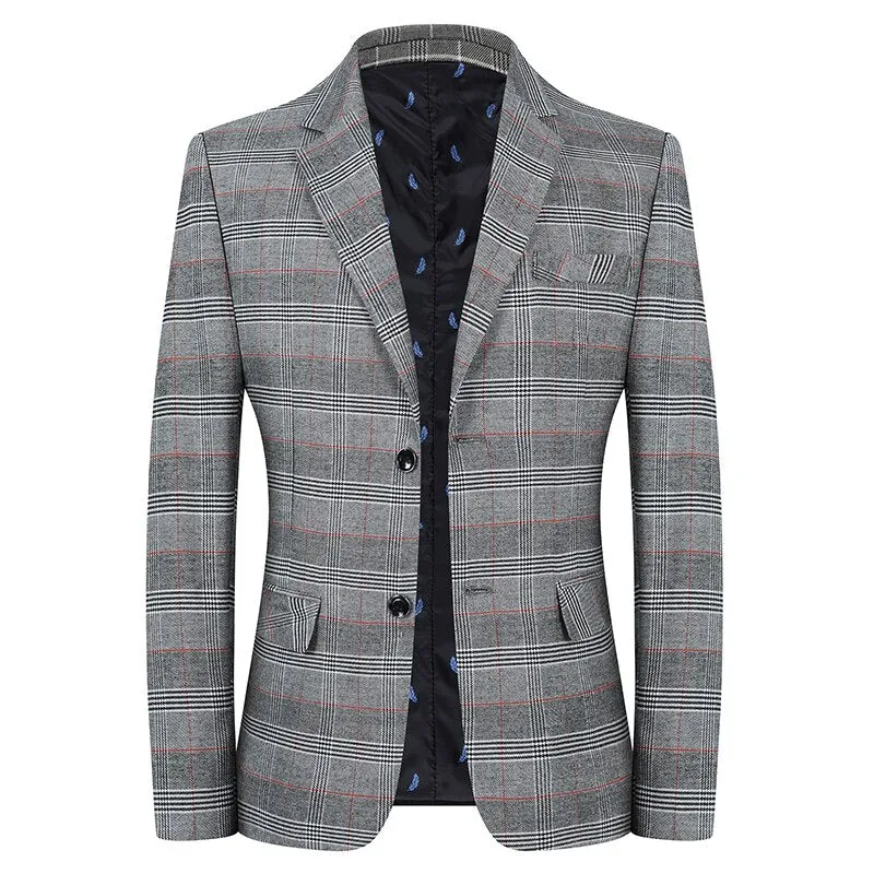 Veste À Carreaux Homme Vintage