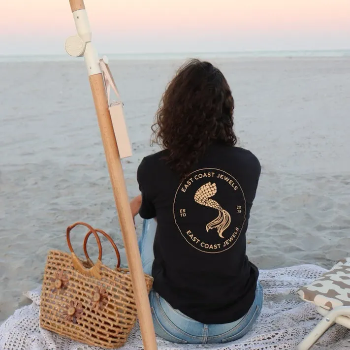 Vintage Black East Coast Tee