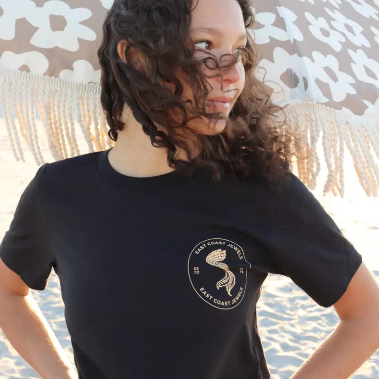 Vintage Black East Coast Tee