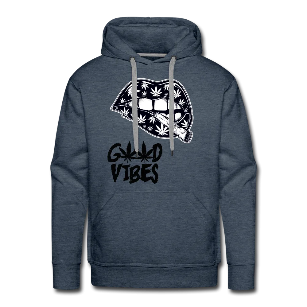 Weed Good Vibes Men’s Premium Hoodie