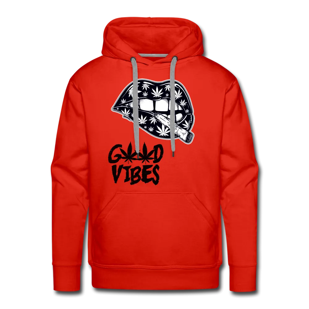 Weed Good Vibes Men’s Premium Hoodie