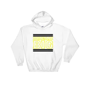 White Black and Yellow Hooded Sweatshirt