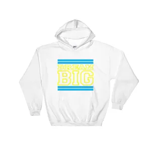 White Carolina Blue and Yellow Hooded Sweatshirt