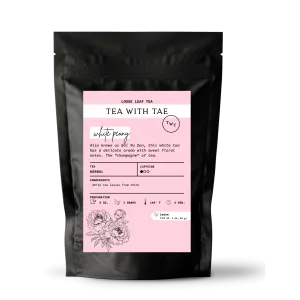 White Peony Loose Leaf Pouch (3oz. Loose Leaf Tea)