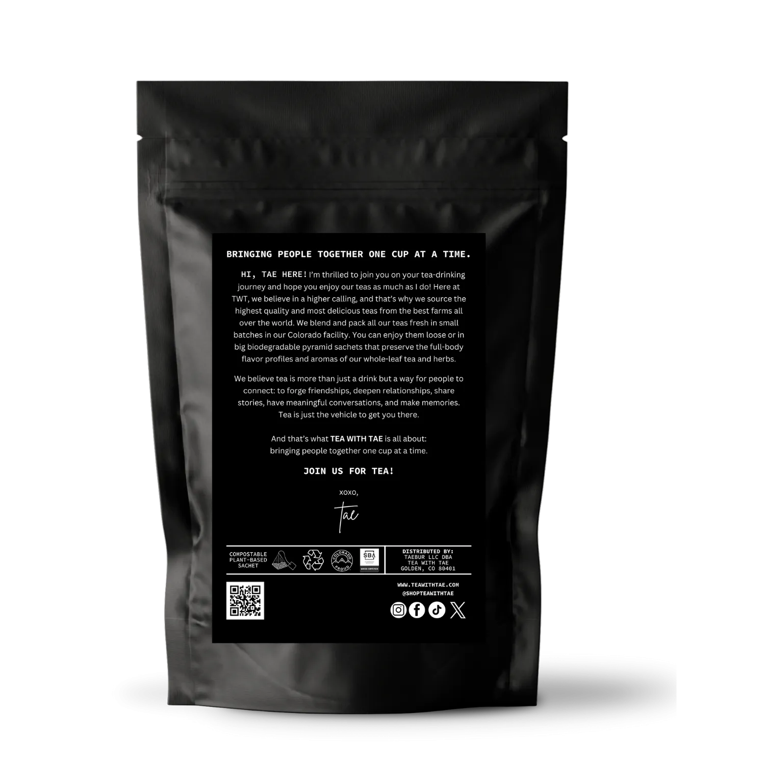 White Peony Loose Leaf Pouch (3oz. Loose Leaf Tea)