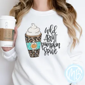 Wild About Pumpkin Spice Adult Sweatshirt