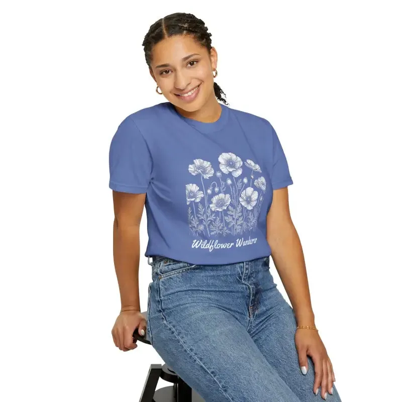 Wildflowers Wanderers Tee with Comfort Colors Relaxed