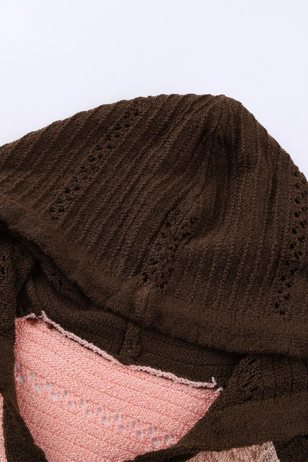 Women's Brown Beach Bonfire Knitted Hoodie