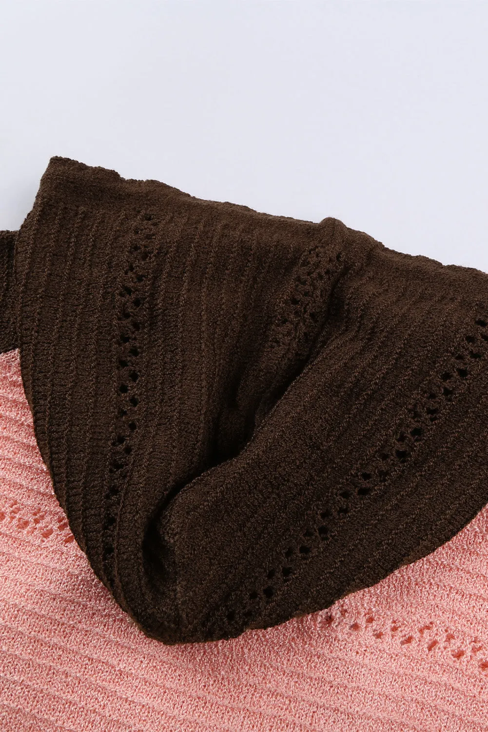 Women's Brown Beach Bonfire Knitted Hoodie