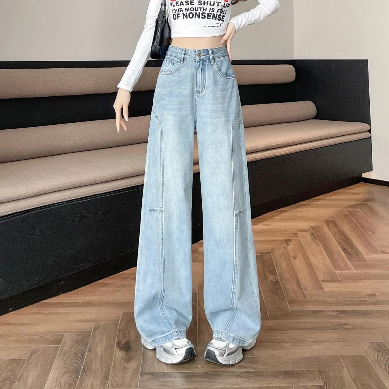Women's Durable Loose-Fit Straight Leg Jean for Ultimate Comfort