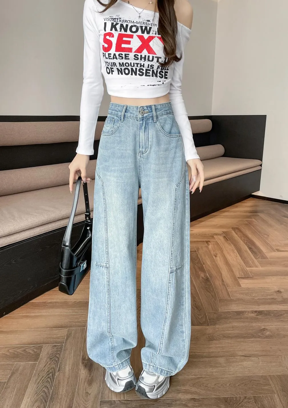 Women's Durable Loose-Fit Straight Leg Jean for Ultimate Comfort