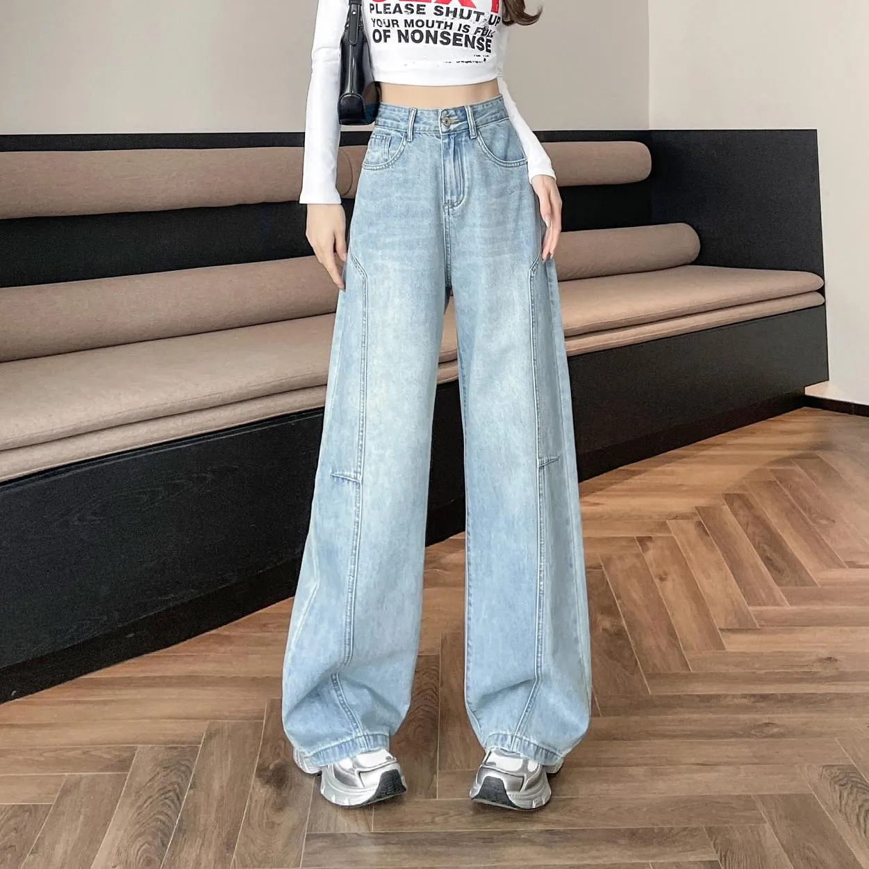 Women's Durable Loose-Fit Straight Leg Jean for Ultimate Comfort