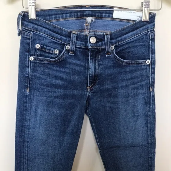 Women’s Rag &amp; Bone Woodford Wash Skinny Jeans Size 24
