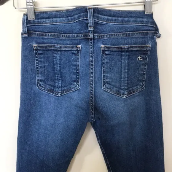 Women’s Rag &amp; Bone Woodford Wash Skinny Jeans Size 24