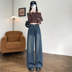 Women's Straight Leg Jeans with a Slimming Effect
