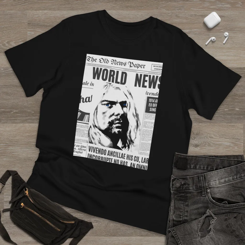 World News KURT COBAIN Unisex Deluxe T-shirt