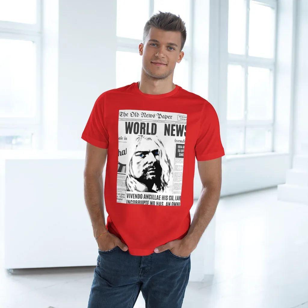 World News KURT COBAIN Unisex Deluxe T-shirt