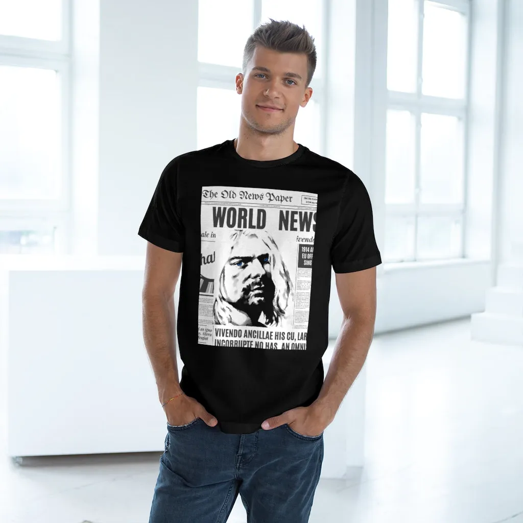 World News KURT COBAIN Unisex Deluxe T-shirt