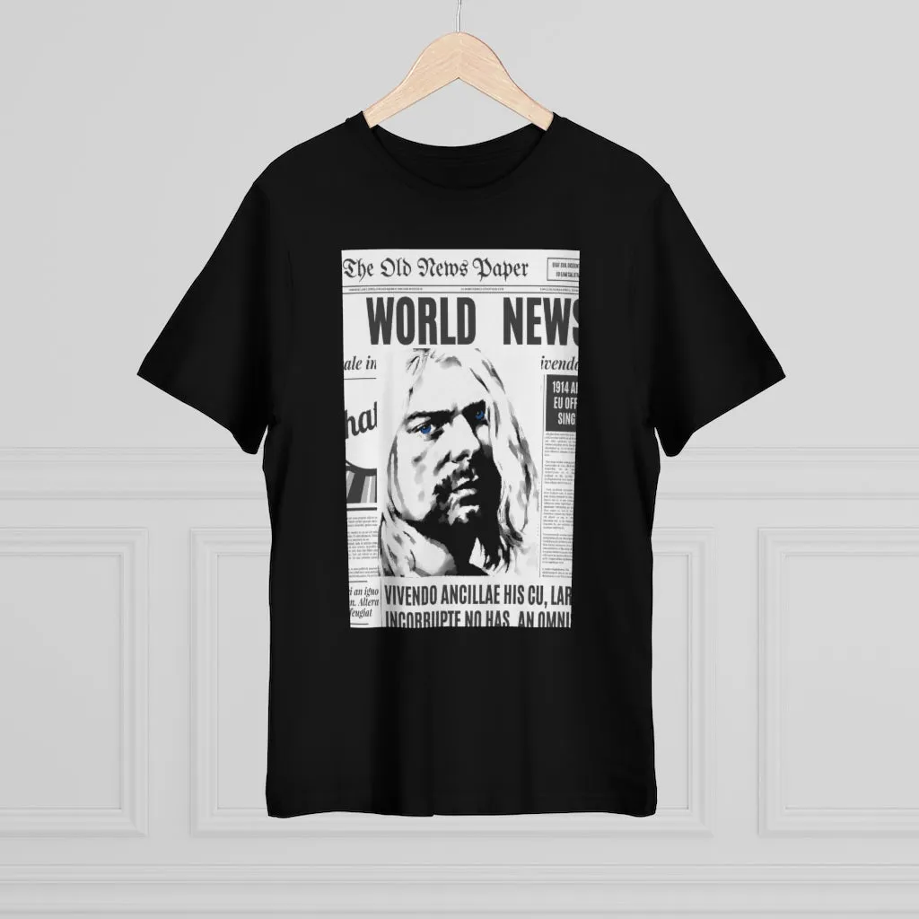 World News KURT COBAIN Unisex Deluxe T-shirt
