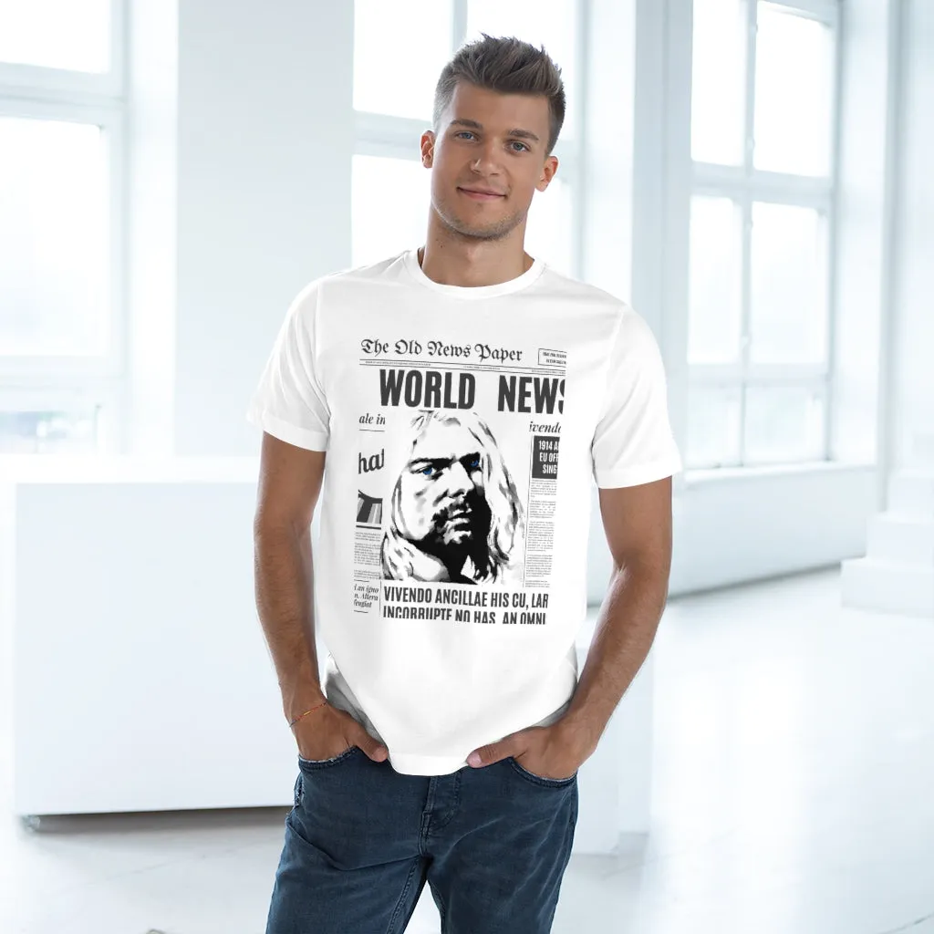 World News KURT COBAIN Unisex Deluxe T-shirt
