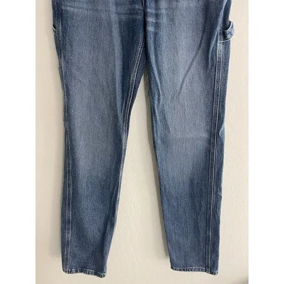 Wrangler Jeans 2 - 26 x 32 Mid Rise Loose Straight Cargo Pocket Logo Pockets