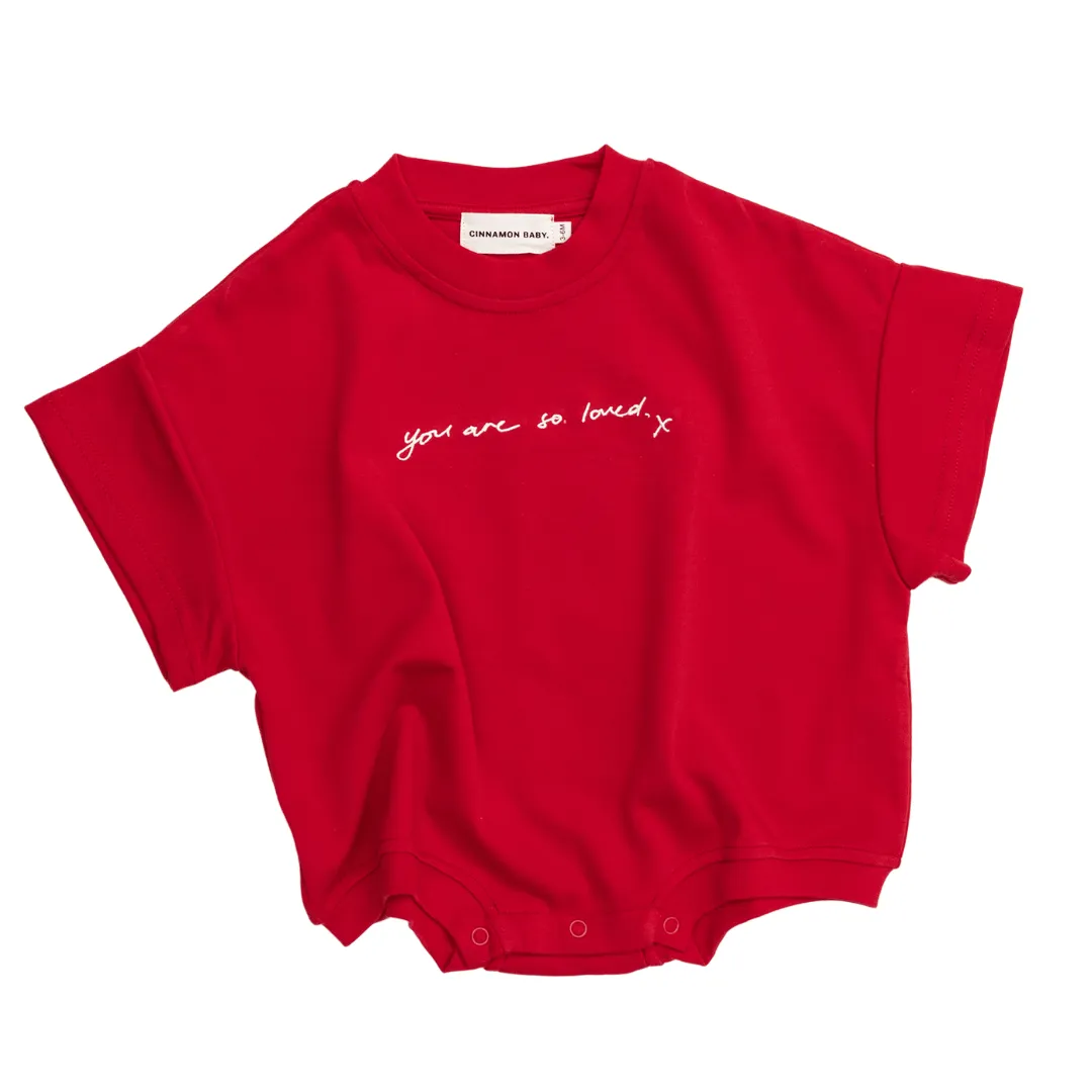 You Are So Loved Tshirt Romper