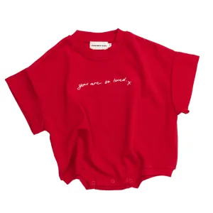You Are So Loved Tshirt Romper
