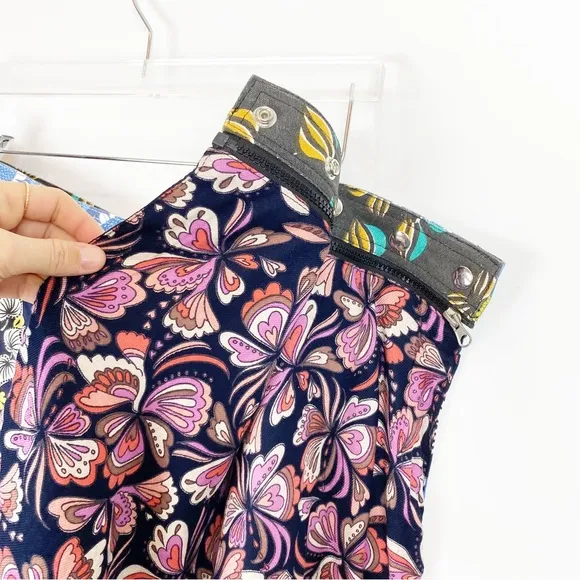 Zand Amsterdam | Unisex Reversible Floral Print Utility Skirt