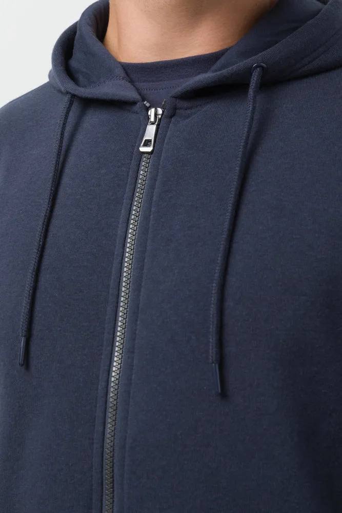 Zip Through Hooded Tracktop Navy