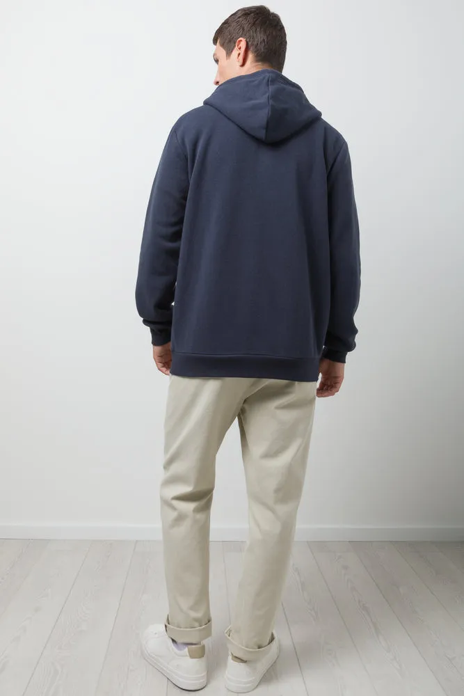 Zip Through Hooded Tracktop Navy